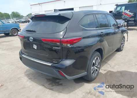 2021 Toyota Highlander Hybrid Xle from USA, damaged, VIN 5TDGARAH7MS005039